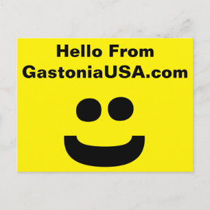hallo van GastoniaUSA.com Briefkaart