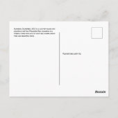 hallo van het Briefkaart Alameda (Achterkant)