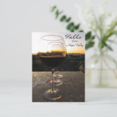 hallo van het Briefkaart van Napa Valley! (Staand voorkant)