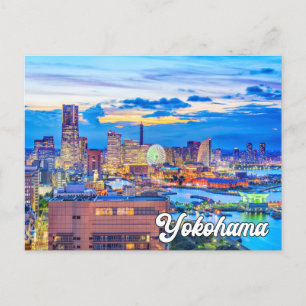 Hallo Van het mooie Yokohama, Japan Briefkaart