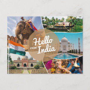 Hallo Van India Briefkaart
