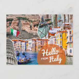 Hallo Van Italië Briefkaart