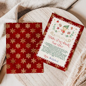 hallo van je elf-briefkaart kaart