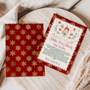 hallo van je elf-briefkaart kaart