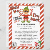 Hallo van je Elf, Kerst Elf Aankomstbrief (Voorkant)