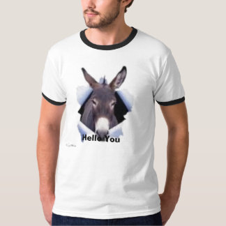 hallo van je vriend Donkey T-shirt