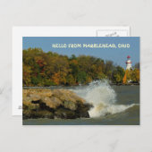 hallo VAN MARBLEHEAD, OHIO Briefkaart (Voorkant / Achterkant)