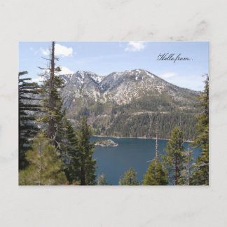 hallo van... Meer van Tahoe Briefkaart
