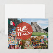 Hallo Van Mexico Briefkaart (Voorkant / Achterkant)