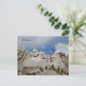hallo van... Mount Rushmore Briefkaart (Staand voorkant)
