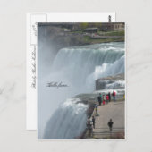 hallo van... Niagara Herfsten ny canada Briefkaart (Voorkant / Achterkant)
