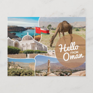 Hallo Van Oman Briefkaart