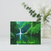 Hallo - van Oregon Briefkaart (Staand voorkant)