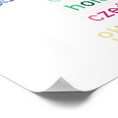 "Hallo" van over de hele wereld - 11x14 Poster (Hoek)