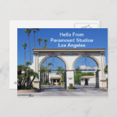 hallo van     Paramount StudiosPostcard Briefkaart (Voorkant / Achterkant)