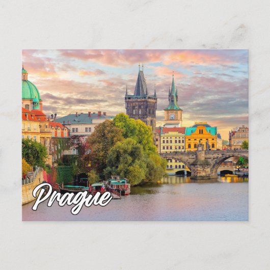 Hallo Van Praag, Tsjechië Briefkaart (Voorkant)