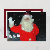 hallo van Santa Briefkaart (Voorkant / Achterkant)