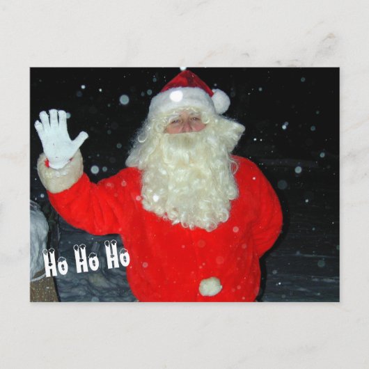 hallo van Santa Briefkaart (Voorkant)