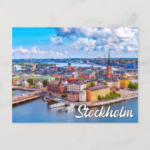 Hallo Van Stockholm, Zweden Briefkaart