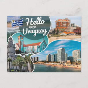 Hallo Van Uruguay Briefkaart