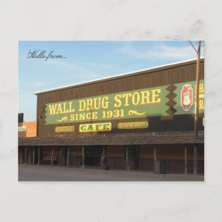 hallo van... Wall Drug Briefkaart