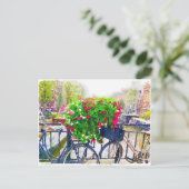 Hallo vanuit Amsterdam Ansichtkaart Briefkaart (Staand voorkant)