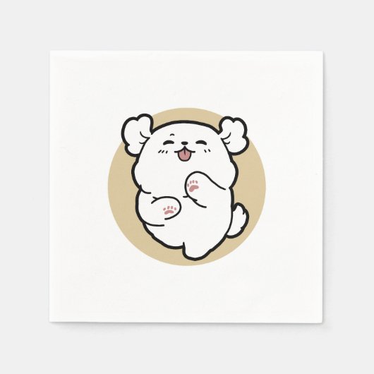 Hallo vanuit de Geblafde Kant Servet (Voorkant)