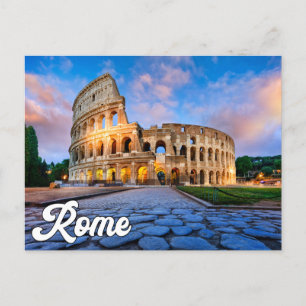 Hallo Vanuit de historische stad Rome, Italië Briefkaart