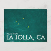 Hallo vanuit La Jolla, San Diego Briefkaart (Voorkant)