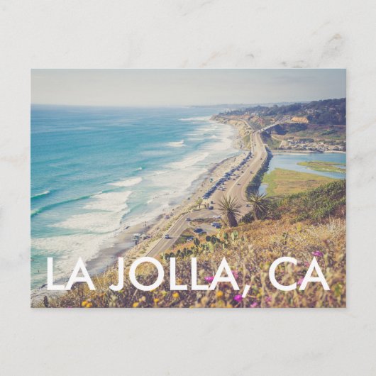 Hallo vanuit La Jolla, Torrey Pines ansichtkaart Briefkaart (Voorkant)