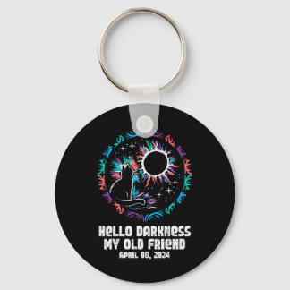 Hallo Verduistering April 8 Vrouwen Meisjes Kind Sleutelhanger
