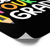 hallo vierde graad van het team poster (Hoek)