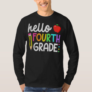 hallo vierde rang van het team t-shirt