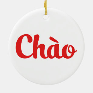 Hallo ~ Vietnam / Vietnamees / Tiếng Việt Keramisch Ornament