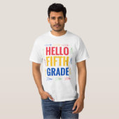 hallo vijfde graad t-shirt (Voorkant volledig)
