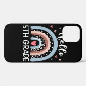 hallo vijfde klas Funny Boho regenboog terug naar  Case-Mate iPhone Case (Achterkant (horizontaal))