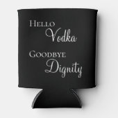 Hallo Vodka Vaarwel Eer Funny Blikjeskoeler (Voorkant)