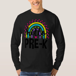 hallo Voorschoolse leerschool voor prekken Terug n T-shirt