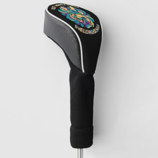 Hallo Vrede Uit Midden Golfheadcover (Schuin)