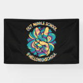 Hallo Vrede Uit Midden Spandoek (Horizontaal)