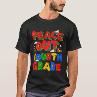 Hallo Vrede uit vierde klas afscheid 4e klas T-shirt