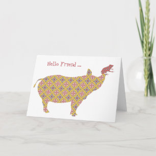 hallo vriend kaart