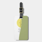 Hallo Vrolijk Bagagelabel (Voorkant verticaal)