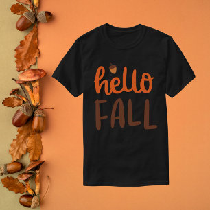 Hallo Vrolijk Herfst Acorn T-shirt