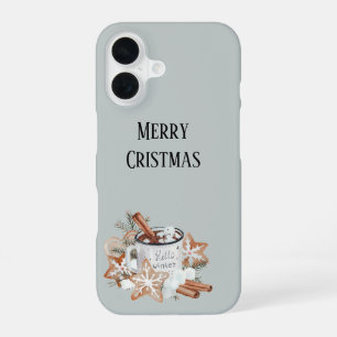 Hallo Vrolijk kerstfeest? Winter iPhone 16 Slim Ho Hoesje