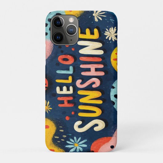 Hallo Vrolijke "zonneschijn" groet Case-Mate iPhone Case (Achterkant)