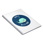 Hallo Walvis Pun Notitieboek (Rechterzijde)