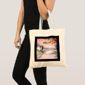Hallo Waterverf herfstboogbrug Tote Bag (Voorkant (product))