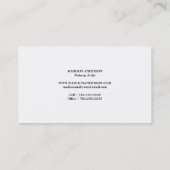 hallo Waterverf Stroke | Visitekaartjes (Achterkant)