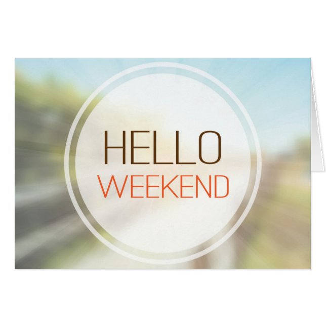 hallo Weekend 2 (Voorkant Horizontaal)